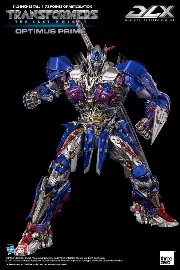 Optimus Prime DLX Scale Collectible Figure | Transformers: The Last Knight | threezero