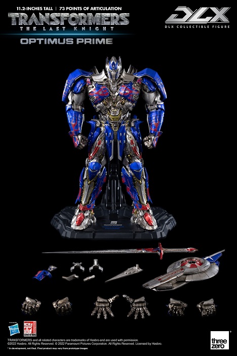 Optimus Prime DLX Scale Collectible Figure | Transformers: The Last Knight | threezero