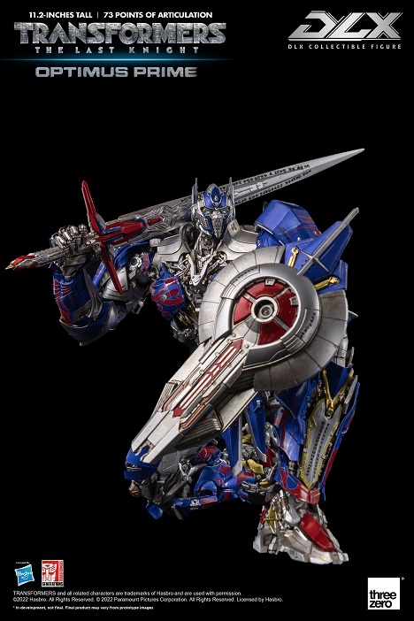 Optimus Prime DLX Scale Collectible Figure | Transformers: The Last Knight | threezero