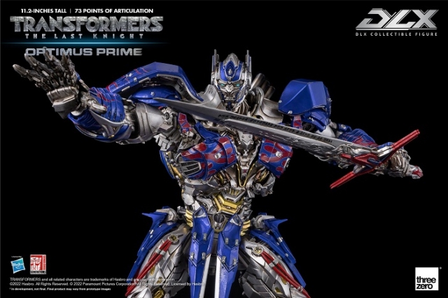 Optimus Prime DLX Scale Collectible Figure | Transformers: The Last Knight | threezero