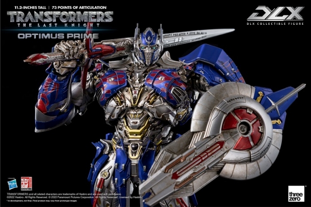 Optimus Prime DLX Scale Collectible Figure | Transformers: The Last Knight | threezero