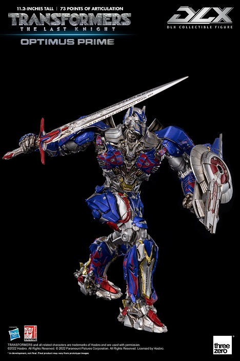 Optimus Prime DLX Scale Collectible Figure | Transformers: The Last Knight | threezero