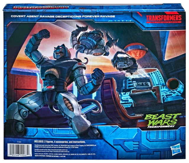 Deluxe Class Covert Agent Ravage and Micromaster Decepticons Forever Ravage | Transformers Generations