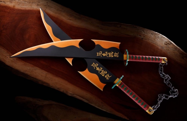 Tengen Uzui's Nichirin Swords Proplica | Bandai Tamashii Nations | Demon Slayer: Kimetsu No Yaiba