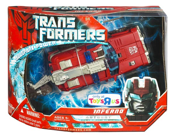 Voyager Class Inferno and Longarm Allspark Power | Transformers the Movie