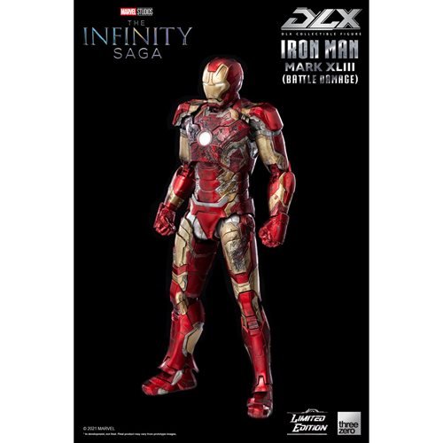 Iron Man Mark 43 Battle Damage 1:12 Scale Figure | Threezero  | The Avengers Infinity War
