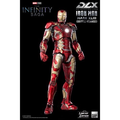 Iron Man Mark 43 Battle Damage 1:12 Scale Figure | Threezero  | The Avengers Infinity War