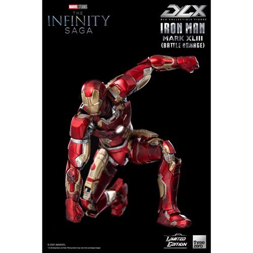 Iron Man Mark 43 Battle Damage 1:12 Scale Figure | Threezero  | The Avengers Infinity War