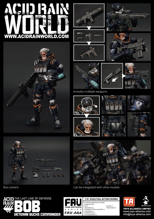 FAV-A64 Veteran Bucks Commander Bob 1:18 Scale | Acid Rain FAV