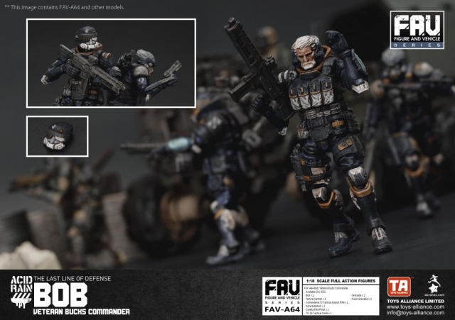 FAV-A64 Veteran Bucks Commander Bob 1:18 Scale | Acid Rain FAV
