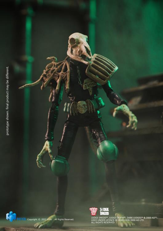 Judge Mortis 1:18 Scale | 2000 A.D. Judge Dredd | Hiya Toys