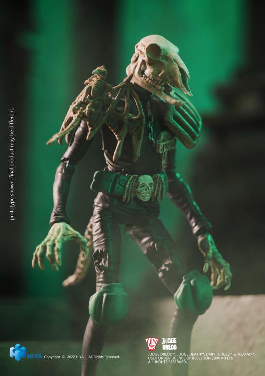 Judge Mortis 1:18 Scale | 2000 A.D. Judge Dredd | Hiya Toys