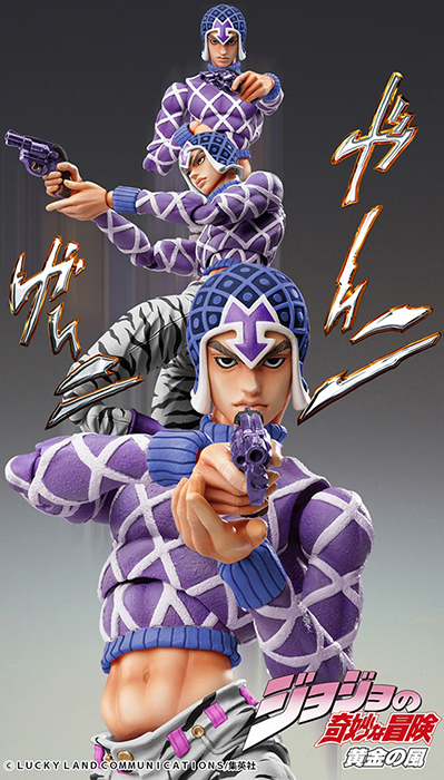 Guido Mista and SP Third Super Action Statue| JoJo's Bizarre Adventure: Golden Wind | Medicos