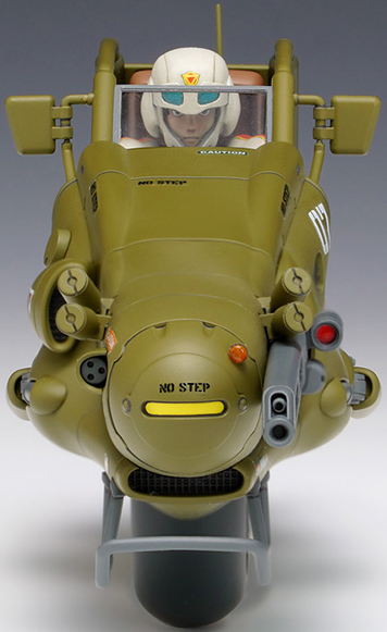 KM-013 Fighting Monobike Hound with Hiro 1/20 Scale Model Kit | The Venus Wars | Wace