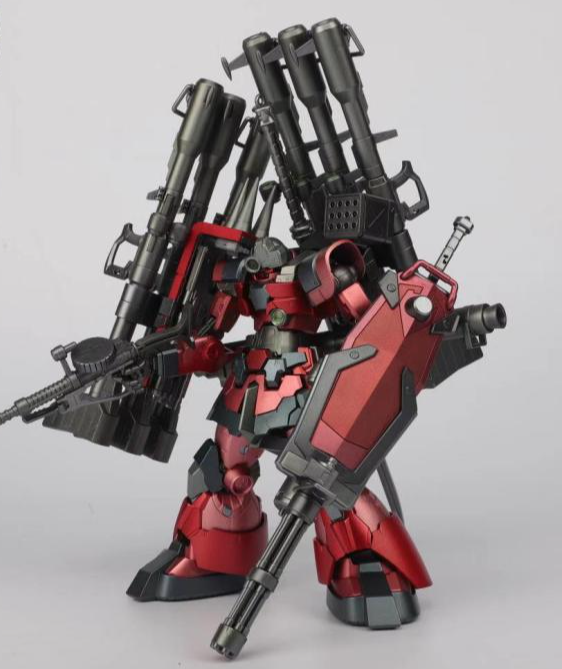 MS-09B3S Dom Red Version Model Kit 1/100 Scale | Free Model Soul