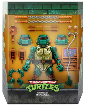 Warrior Metalhead Michelangelo 7-inch Scale I Teenage Mutant Ninja Turtles Ultimates I Super7