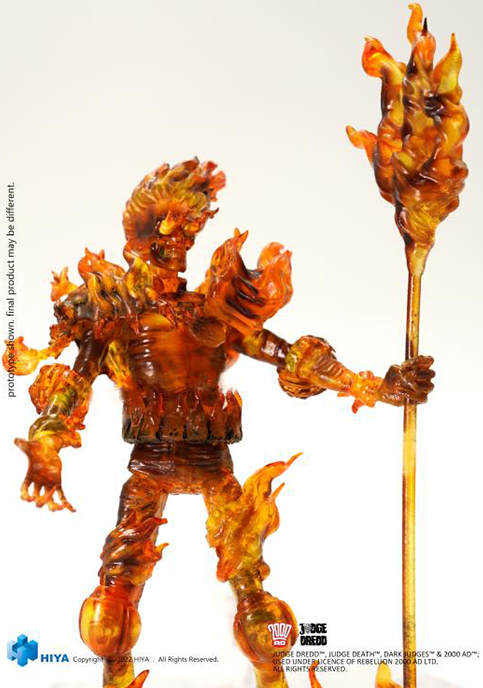 Judge Fire 1/18 Scale PX Previews Exclusive | 2000 A.D. Judge Dredd | Hiya Toys