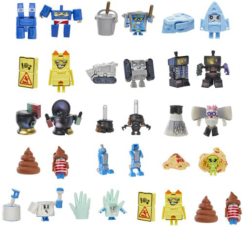 Custodial Crew and Pet Mob Set of 32 | Transformers BotBots