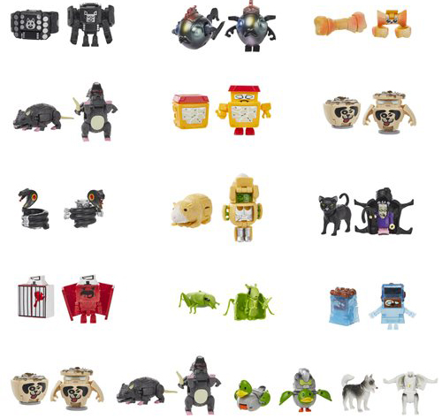 Custodial Crew and Pet Mob Set of 32 | Transformers BotBots