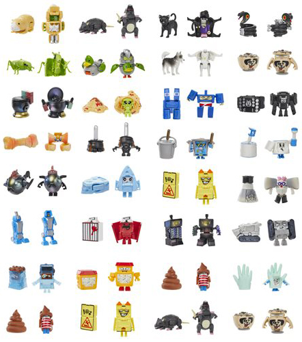 Custodial Crew and Pet Mob Set of 32 | Transformers BotBots