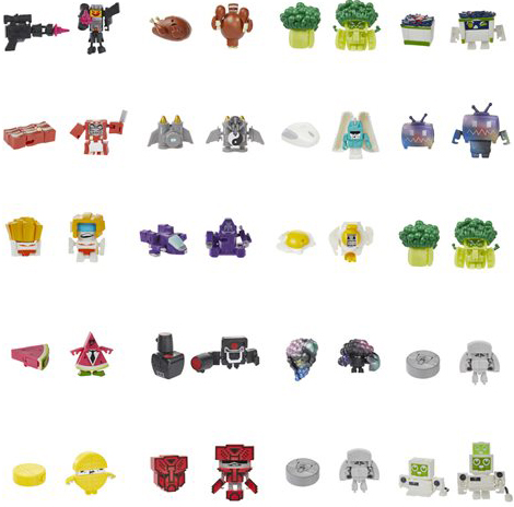 Hunger Hub and Gamer Geeks Box of 20 | Transformers BotBots