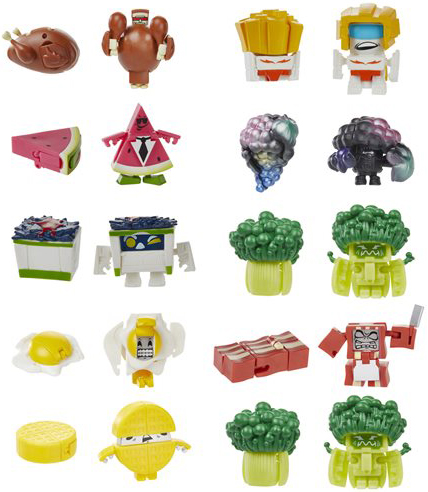 Hunger Hub and Gamer Geeks Box of 20 | Transformers BotBots