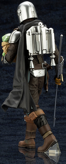 The Mandalorian and Grogu with Beskar Staff Statue | Star Wars: The Mandalorian | Kotobukiya