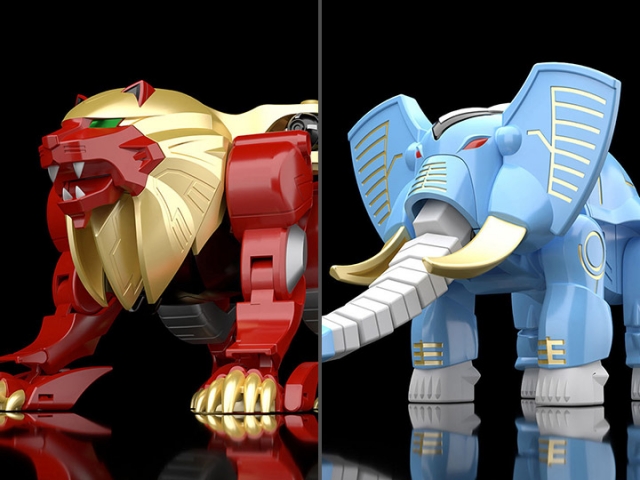 Gao Lion and Gao Elephant Model Kit Set | Super Sentai | Bandai Spirits Hyakuju Sentai Gaoranger SMP