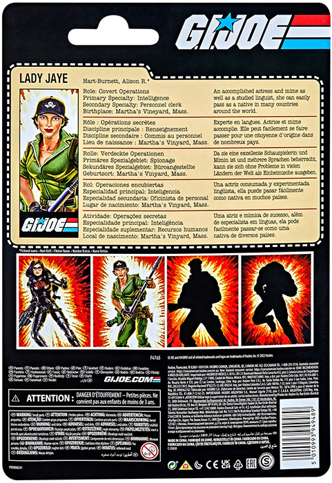 Lady Jaye 6-Inch Scale | G.I. Joe Classified Series A Real American Hero 