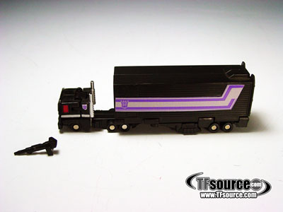 WST Black Convoy with Trailer | Worlds Smallest Transformers