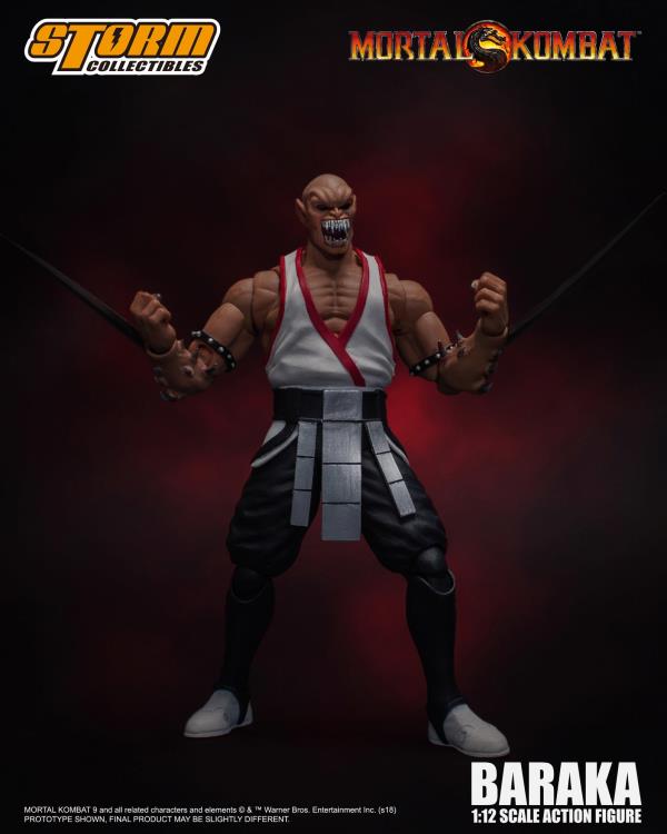 Baraka 1:12 Scale Figure I Mortal Kombat | Storm Collectibles