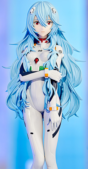 Rei Ayanami Long Hair Version Pop Up Parade | Rebuild of Evangelion | Good Smile Company