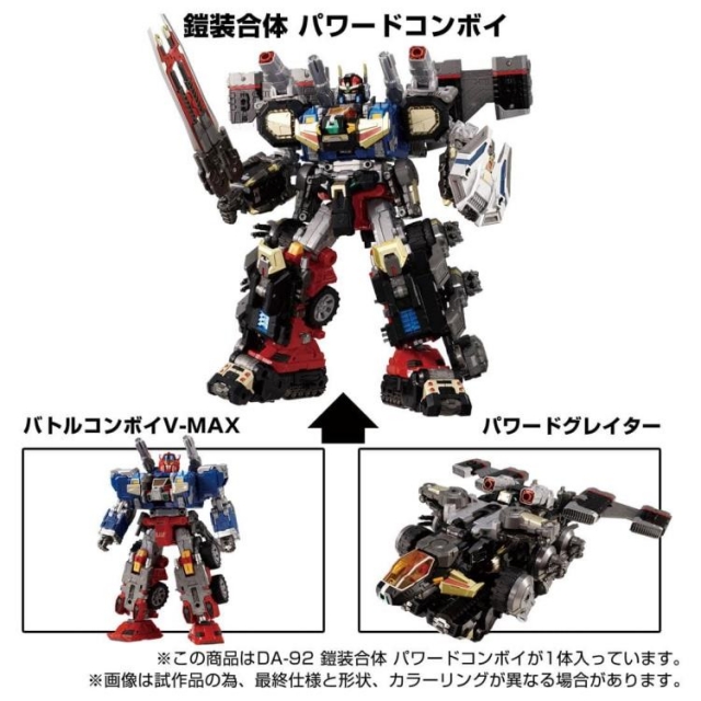 DA-92 Armor Wrap Combination Powered Convoy | Diaclone Reboot