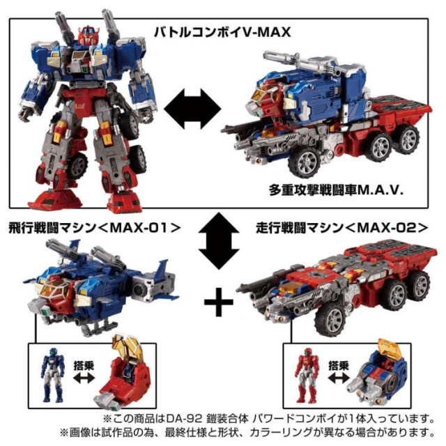 DA-92 Armor Wrap Combination Powered Convoy | Diaclone Reboot