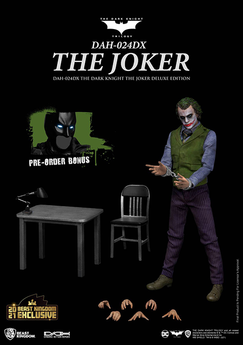 DAH-024DX Joker Dynamic 8ction Heroes | Batman: The Dark Knight | Beast Kingdom