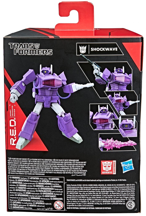 G1 Shockwave 6-Inch Scale | R.E.D. [Robot Enhanced Design] | Transformers Generations