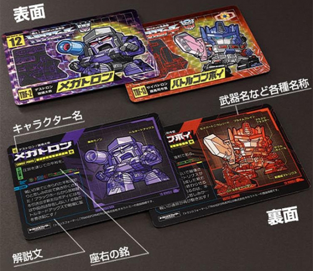 No.11 G2 Convoy Optimus and No.12 G2 Megatron Set of 2 Limited Edition Character Cards | Transformers