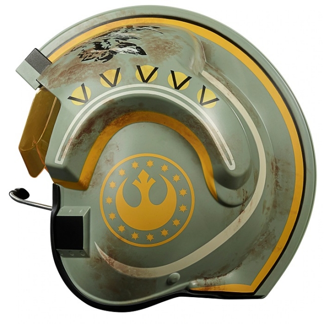 Trapper Wolf X-Wing Pilot Wearable Electronic Helmet 1:1 Scale | Star Wars The Black Series 