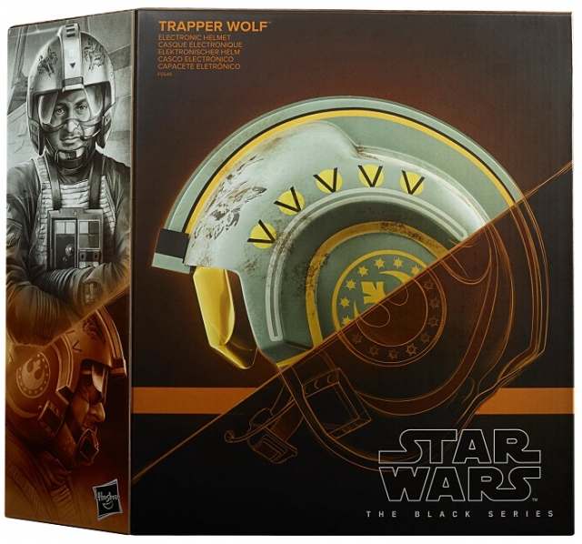 Trapper Wolf X-Wing Pilot Wearable Electronic Helmet 1:1 Scale | Star Wars The Black Series 