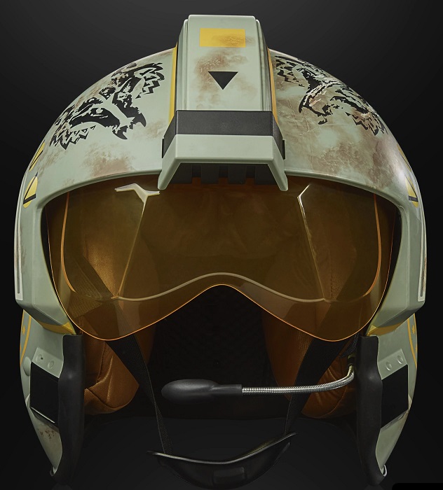 Trapper Wolf X-Wing Pilot Wearable Electronic Helmet 1:1 Scale | Star Wars The Black Series 