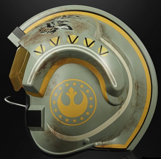 Trapper Wolf X-Wing Pilot Wearable Electronic Helmet 1:1 Scale | Star Wars The Black Series 