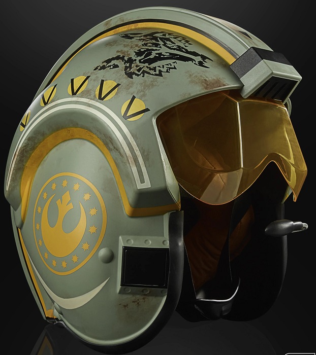 Trapper Wolf X-Wing Pilot Wearable Electronic Helmet 1:1 Scale | Star Wars The Black Series 