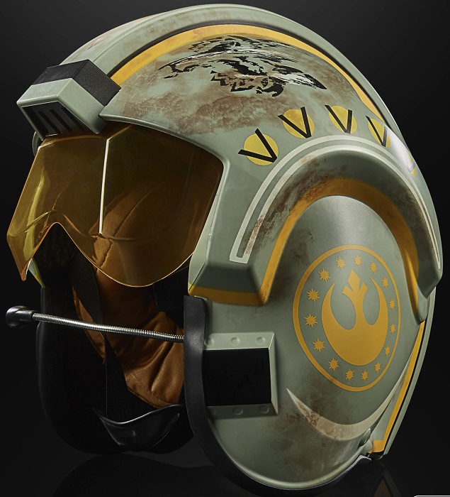 Trapper Wolf X-Wing Pilot Wearable Electronic Helmet 1:1 Scale | Star Wars The Black Series 