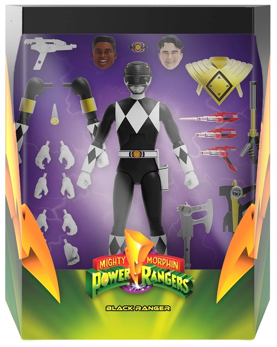 Black Ranger 7-inch Scale | Mighty Morphin Power Rangers Ultimates | Super7