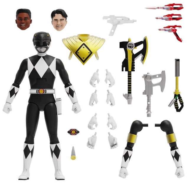 Black Ranger 7-inch Scale | Mighty Morphin Power Rangers Ultimates | Super7