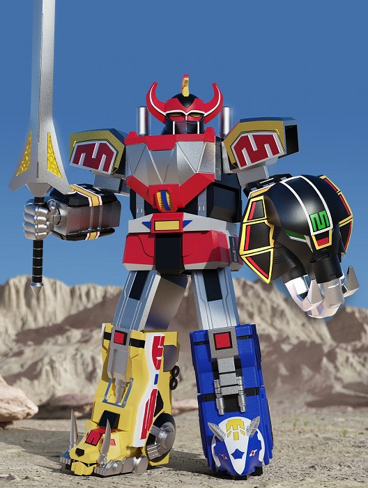 Dino Megazord 7-inch Scale I Mighty Morphin Power Rangers Ultimates I Super7