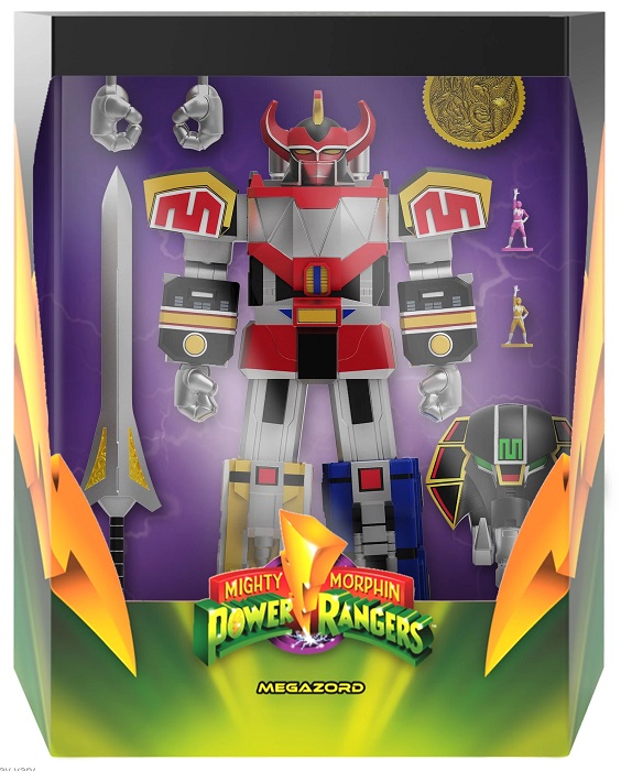 Dino Megazord 7-inch Scale I Mighty Morphin Power Rangers Ultimates I Super7
