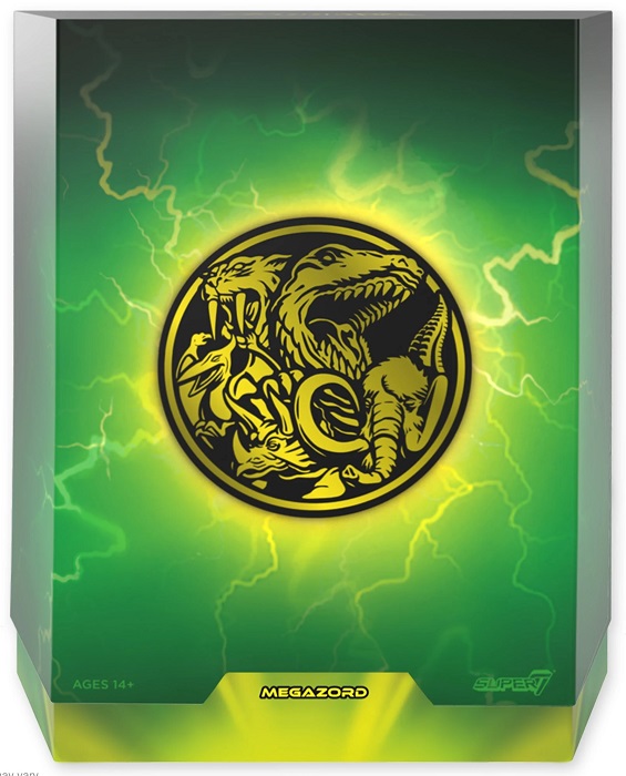 Dino Megazord 7-inch Scale I Mighty Morphin Power Rangers Ultimates I Super7