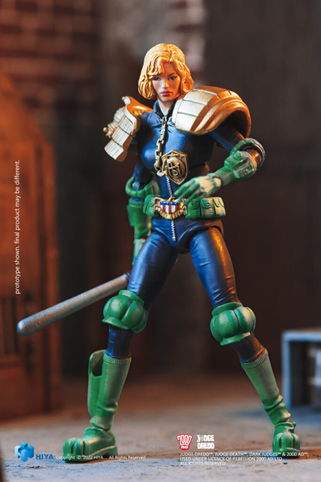 Judge Anderson 1/18 Scale PX Previews Exclusive | 2000 A.D. Judge Dredd | Hiya Toys