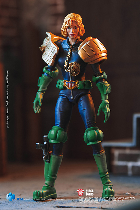 Judge Anderson 1/18 Scale PX Previews Exclusive | 2000 A.D. Judge Dredd | Hiya Toys
